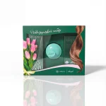 Подарунковий набір Alopel для комплексної терапії випадіння волосся. Включає піну (100 мл), шампунь (150 мл) та масажну щітку.