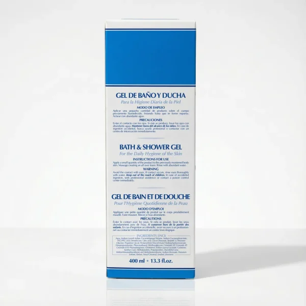 Флакон гелю Blue Cap (400 мл). Зволожуючий очищувальний засіб з піроктон оламіном, що усуває свербіж і лущення шкіри тіла.