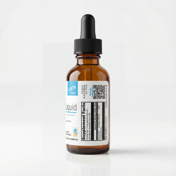 Скляний флакон Xymogen D3 Liquid (30 мл) з піпеткою. Професійна формула вітаміну D3 для підтримки імунної системи.