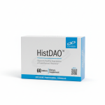 Упаковка Xymogen HistDAO (60 таблеток). Дієтична добавка для підтримки розщеплення гістаміну харчового походження.