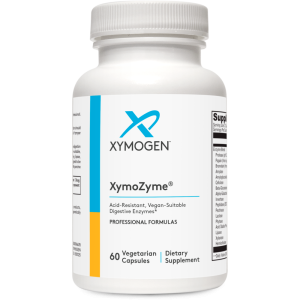 Флакон Xymogen XymoZyme (60 капсул). Кислотостійкі веганські травні ферменти для покращення травлення.