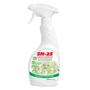 SN-25 Surface Probiotic — пробіотичний спрей для очищення поверхонь, 500 мл, вигляд спереду